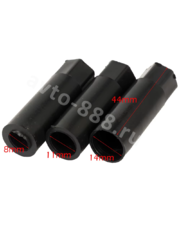 Ручка КПП череп, синий фото 8