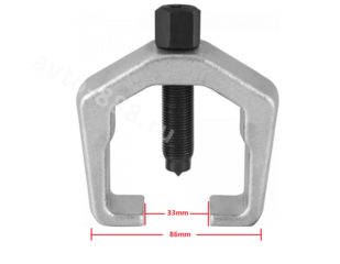 Съёмник шаровых опор и наконечников рулевых тяг, 33мм фото 2