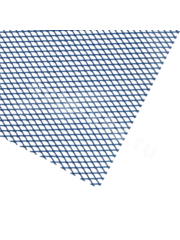 Сетка на решетку радиатора алюминиевая синий мелкая 1000*330 мм ячейка 3x6мм фото 1