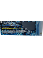 Сетка на решетку радиатора алюминиевая синий мелкая 1000*330 мм ячейка 3x6мм фото 3