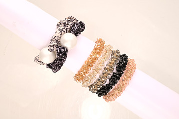 Резинки для волос набор, коричневые оттенки 7件套 фото 1