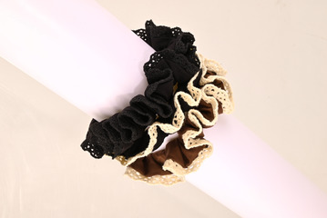 Резинки для волос набор, коричневые оттенки 5件套 фото 4