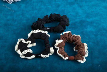 Резинки для волос набор, коричневые оттенки 8件套 фото 7