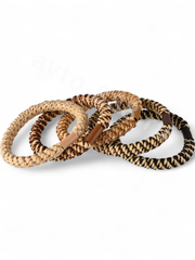 Резинки для волос набор, коричневые оттенки (67шт) фото 4