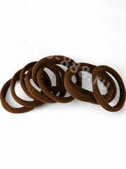 Резинки для волос набор, коричневые оттенки (67шт) фото 10