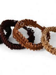 Резинки для волос набор, коричневые оттенки (67шт) фото 18