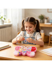 Набор бусин для создания украшений "Бабочка" подарок фото 3