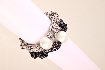 Резинки для волос набор, коричневые оттенки 头圈6件套 фото 3