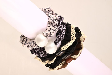 Резинки для волос набор, коричневые оттенки 5件套 фото 2