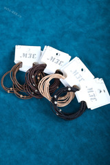 Резинки для волос набор, коричневые оттенки 6卡3色 фото 3