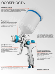Краскораспылитель M300G фото 2