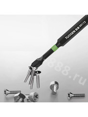 TS-99174 Набор бит для шуруповерта торсионные S2 PH2+90mm (10шт) TUOSEN фото 3