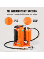 Домкрат воздушно-гидравлический бутылочный 32 тонн фото 4