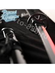 Катана ZhangShen 黑红白雪 黑手柄 黑壳 红身 фото 2