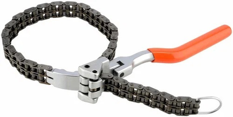 Съемник масляного фильтра цепной 60-160мм фото 3