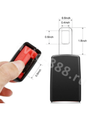 Удлинитель автомобильного ремня безопасности 36см фото 4