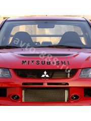 Надпись MITSUBISHI чёрный 355*35мм фото 2