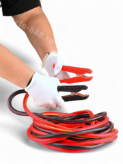 Провода для прикуривания 1000 АMP, 4 м морозостойкие пусковые фото 8