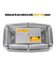 BSD-DP-001 Маяк проблесковый оранжевый светодиодный на магните 24 COB светодиода 12-24V фото 4