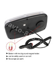 BSD-DP-001 Маяк проблесковый оранжевый светодиодный на магните 24 COB светодиода 12-24V фото 6