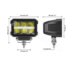 Дневные ходовые огни Y-1024 12V/24V (1шт) фото 2