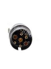 Разъём для прицепа алюминиевый, 7ми контактный, комплект (вилка и розетка) фото 4