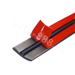 Уплотнитель для лобового стекла автомобиля T 27мм Х 8м фото 1