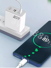 Сетевое зарядное устройство Супер Быстрая C+USB SD-71, шт фото 3