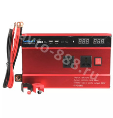 Инвертор автомобильный 12V-220V 1000W LaiRunH фото 1