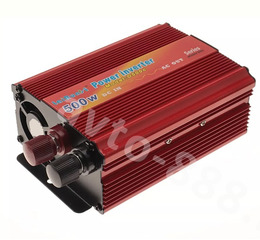 Преобразователи напряжения 12V-220V 500W LaiRunH (красная) фото 1