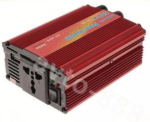 Преобразователи напряжения 12V-220V 500W LaiRunH (красная) фото 5