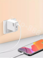 Сетевое зарядное устройство Супер Быстрая C+USB SD-71, шт фото 4