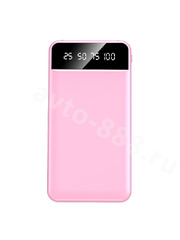 Повербанк 15000 с быстрой зарядкой для телефона портативный DA110 Pink, шт фото 2