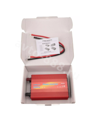 XZB-07 Преобразователи напряжения 12V-220V 2000W LaiRunH (красная) фото 3