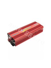 Преобразователи напряжения 24V-220V 1500W LaiRunH (красная) фото 7