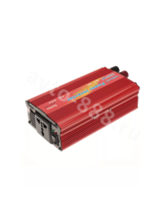 Преобразователи напряжения 12V-220V 1000W LaiRunH (красная) фото 5