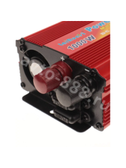 Преобразователи напряжения 12V-220V 1000W LaiRunH (красная) фото 6