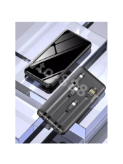 Повербанк 15000 с быстрой зарядкой для телефона портативный DA126 чёрный, шт фото 6