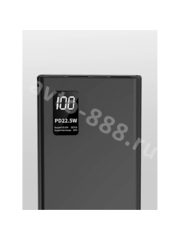 Повербанк 10000 с быстрой зарядкой для телефона портативный DC7 чёрный, шт фото 3