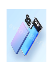 Повербанк 10000 с быстрой зарядкой для телефона портативный DC90 белый, шт фото 5