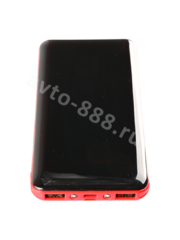 Повербанк 10000 с быстрой зарядкой для телефона портативный DA35A красный, шт фото 2