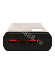 Повербанк 20000 с быстрой зарядкой для телефона портативный DC8 чёрный, шт фото 3