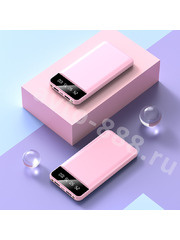 Повербанк 15000 с быстрой зарядкой для телефона портативный DA110 Pink, шт фото 3