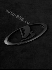 Эмблема 140*58 (чёрный) LADAE-007 фото 1