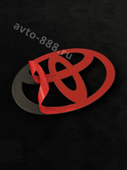 Эмблема TOYOTA 84*55 (чёрный) TE-007A фото 2
