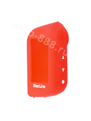 Чехол на пульт сигнализации силиконовый A93 красный фото 1