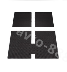 Ковры резиновые универсальные (задник раздельный) чёрные фото 1