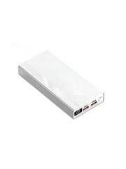 Повербанк 20000 с быстрой зарядкой для телефона портативный DC95 белый, шт фото 1