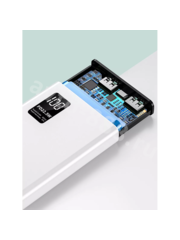 Повербанк 20000 с быстрой зарядкой для телефона портативный DC8 белый, шт фото 4