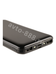 Повербанк 10000 с быстрой зарядкой для телефона портативный DA35A чёрный, шт фото 2